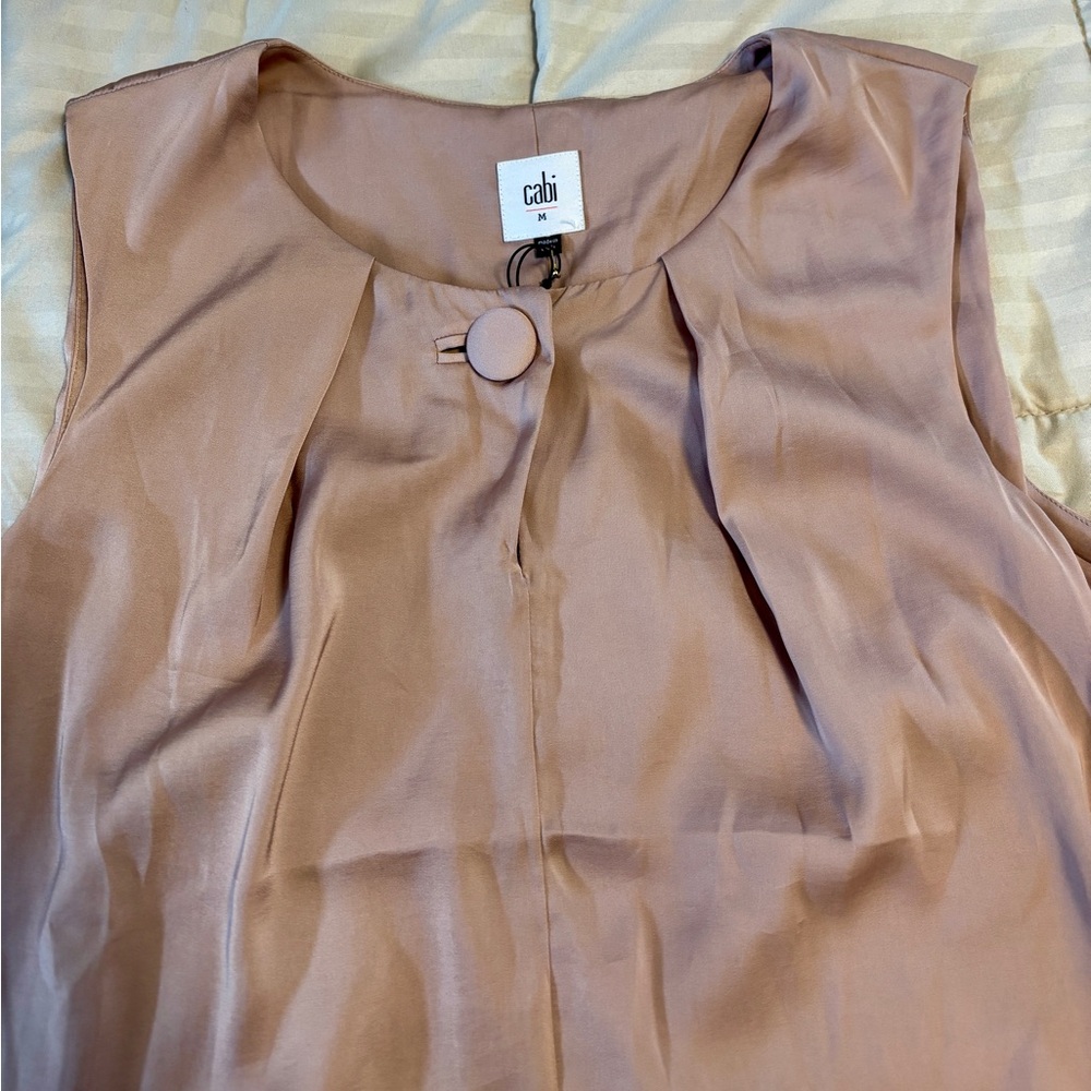 CAbi Women's Blush Sleeveless Blouse